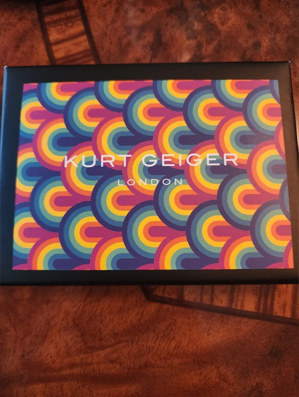 ✨️ Kurt Geiger London Southbank – Green/BlacSignature Logo Card Holder